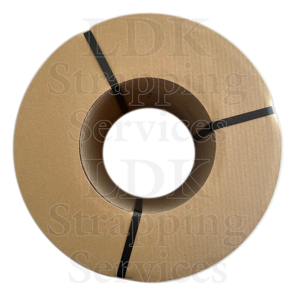 Poly Plastic Strapping / 7200 ft Length / 1/2" Width / 350 lbs Break Strength