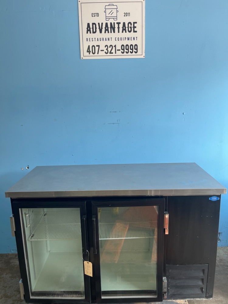 Fogel MR-15-GL Two-Section Back Bar Cooler