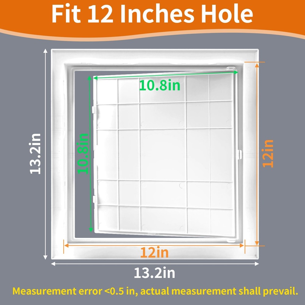 Access Panel for Drywall, 12x12 inch, Wall Access Panel, Plumbing Wall Access...