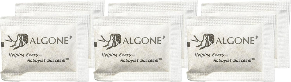 Algone Aquarium Water Clarifier and Nitrate Remover, 6 Filter Pouches