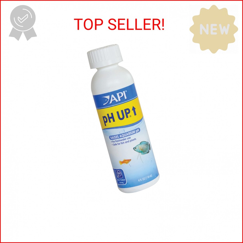 API pH UP Freshwater Aquarium Water pH Raising Solution for fish,4-Ounce Bottle,