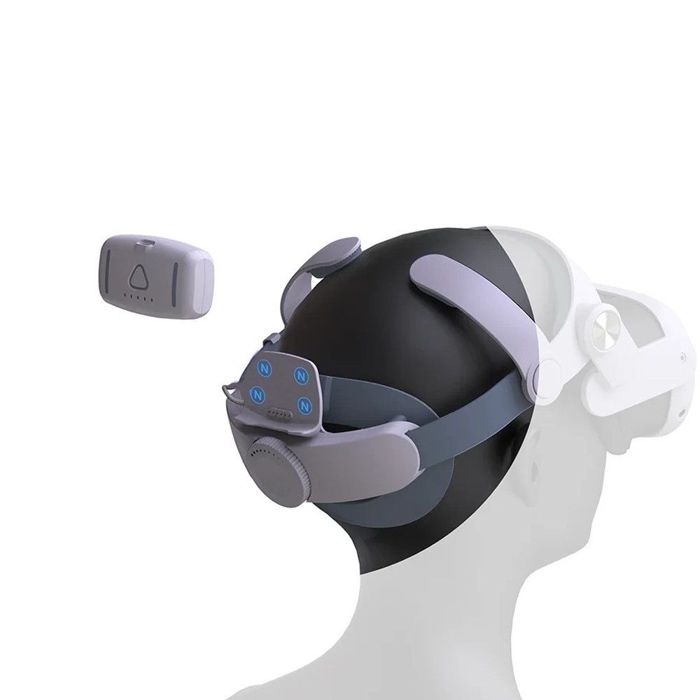 Adjustable Head Strap with Magnetic Battery for Meta Quest 3/3S VR Headset