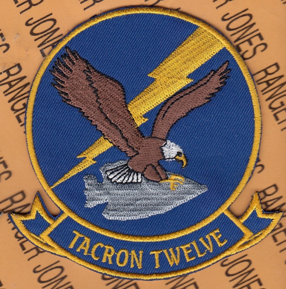 USN Navy Tactical Air Control Squadron Twelve TACRON 12 ~4" patch c/e