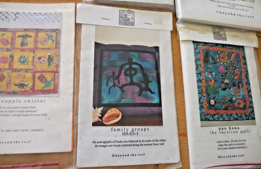 Hawaiian Quilt Patterns 9 UNCUT! BEYOND THE REEF