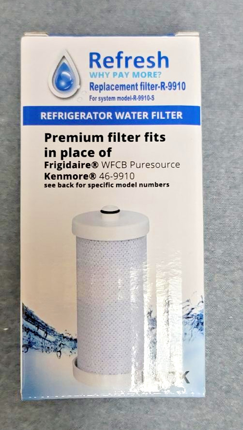 Refresh Refrigerator Water Filter R9910 for Frigidaire And Kenmore  New