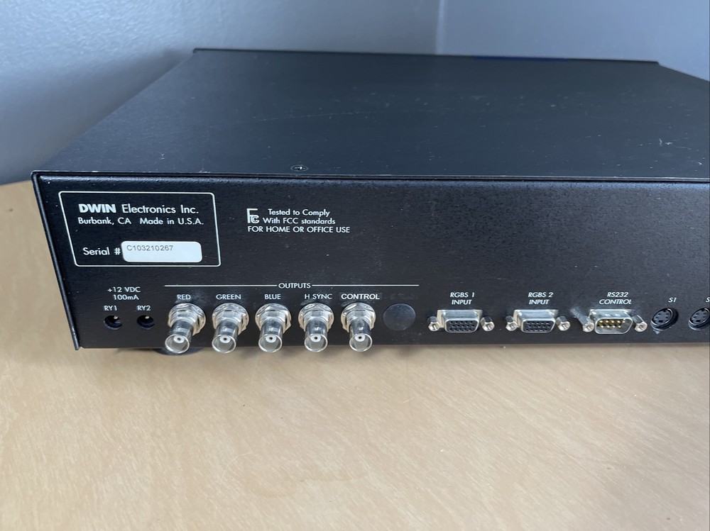 DWIN TS TranScanner Projector Display Video Processor Variable Line Multiplier