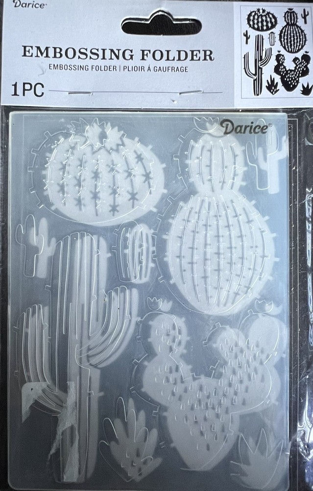 Darcie Emboss Folder Cactus 4.25 in * 5.75 in