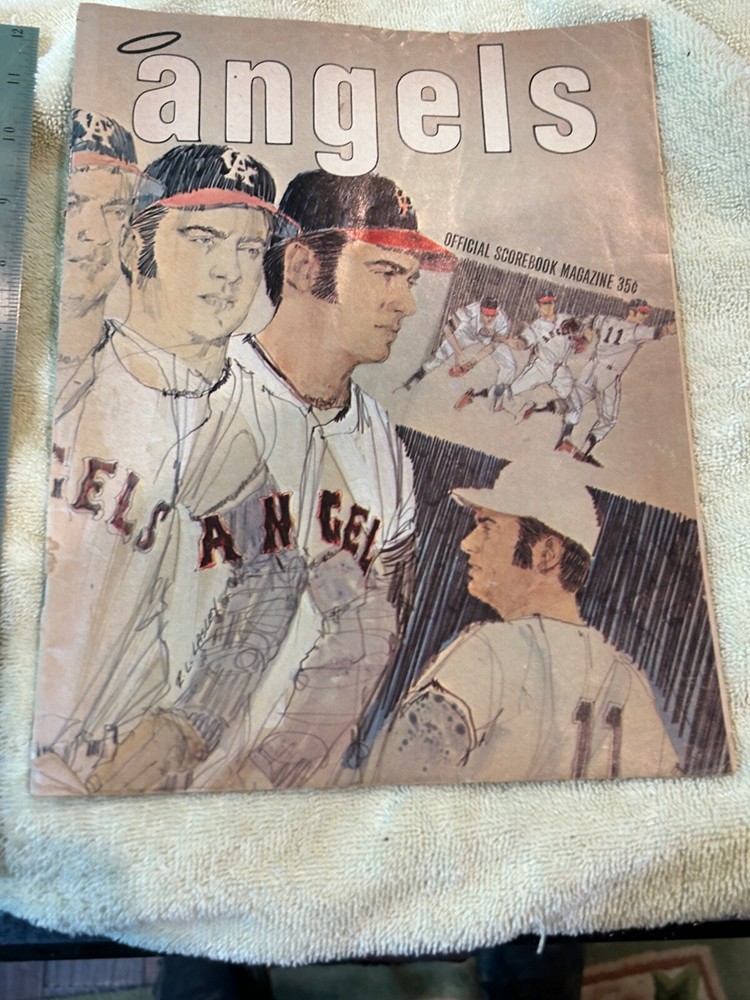 California Angels  1970 program Chicago White Sox