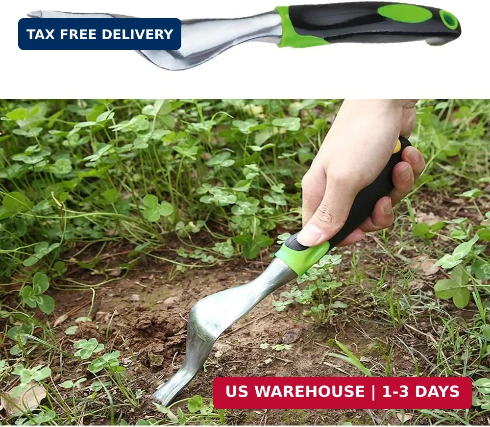 Handheld Weeder Tool - Dandelion Remover, Manual Weed Puller for Garden, Lawn &