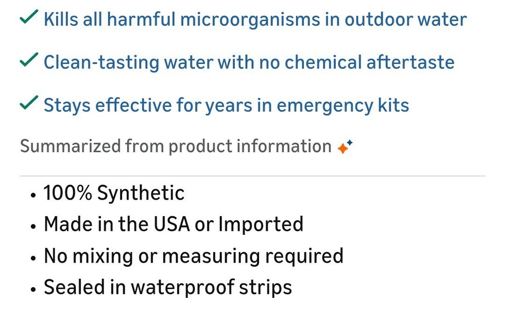 Katadyn Micropur MP1 Purification Tablets (20 Count)