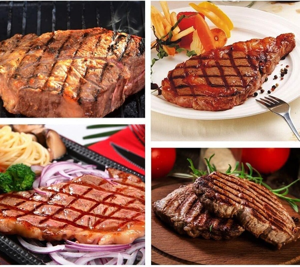 Versatile 24cm Cast Iron Grill Pan - Non-Stick & Folding Handle for Easy Storage