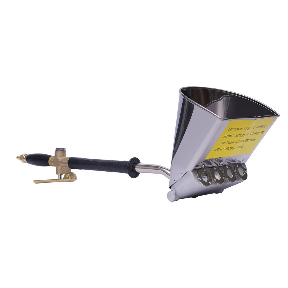 4-Jet Stucco Sprayer for Mortar and Plaster - Efficient Wall Application