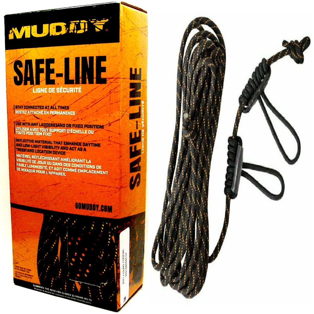GSM MUDDY SAFE LINE ROPE SAFETY TREE HARNESS SYSTEM MODEL MUD-MSA500