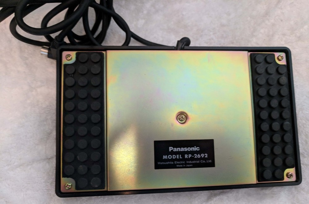 PANASONIC MODEL RP-2692 TRANSCRIBER DICTAPHONE FOOT PEDAL UNTESTED