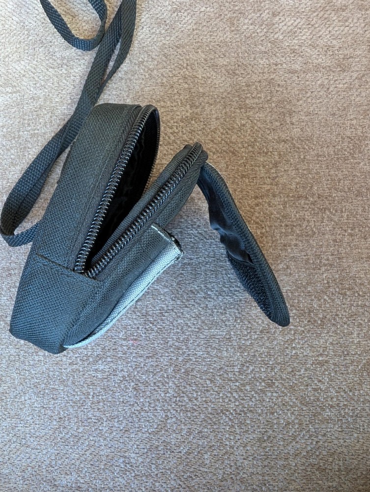 Vivitar Compact Digital Camera Case Gray/Black with Carrying Strap