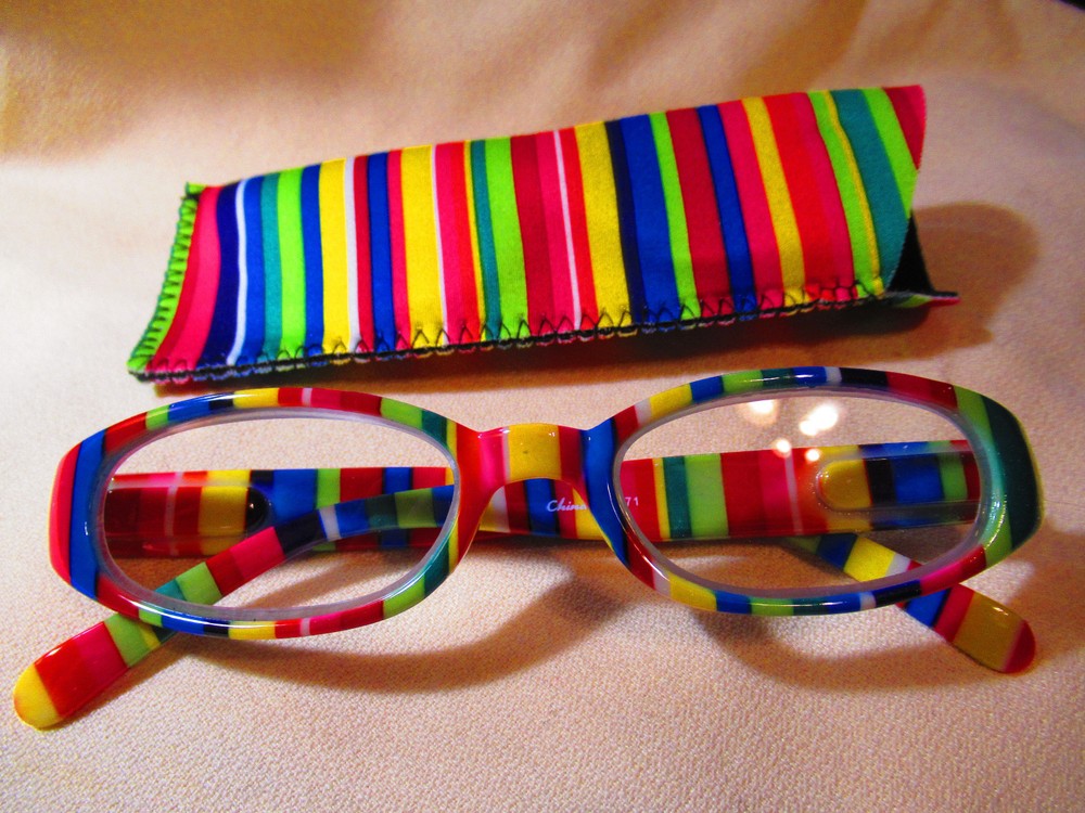 Colorful STRIPED READING GLASSES #R1071