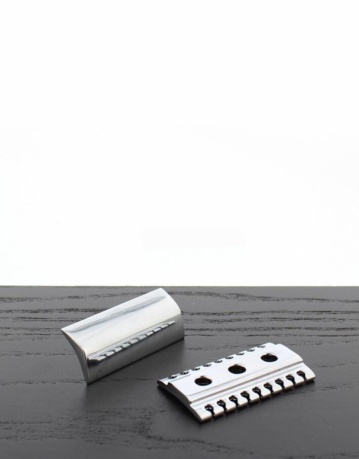 Vintage Collection Solid Brass CNC Handel Classic Shaving Razor 79BR,