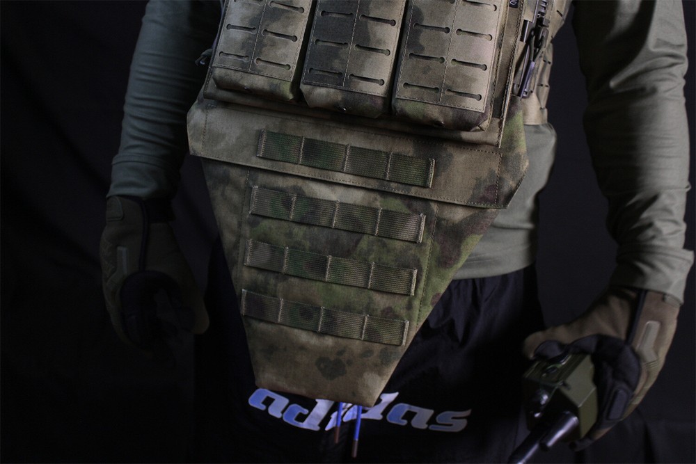 Tactical Vest Lap style groin/pelvic Protector Molle Jockstrap Baffle Panel