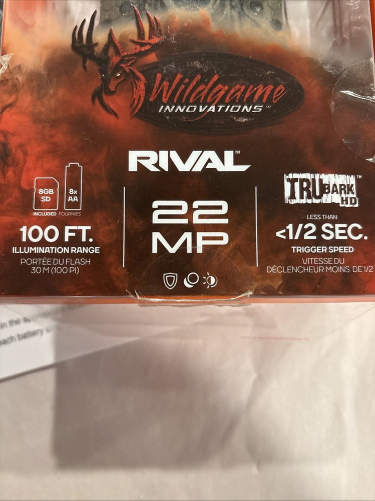 WILDGAME INNOVATIONS 22MP 100 Ft Illumination Range 1/2 Sec Trigger Speed.