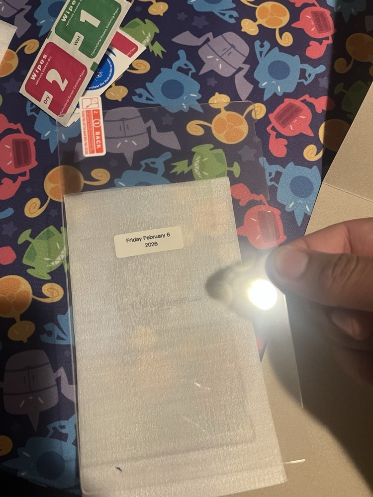 Clear Screen Protector Film for Nintendo Switch, Explosion Proof, Oleophobic