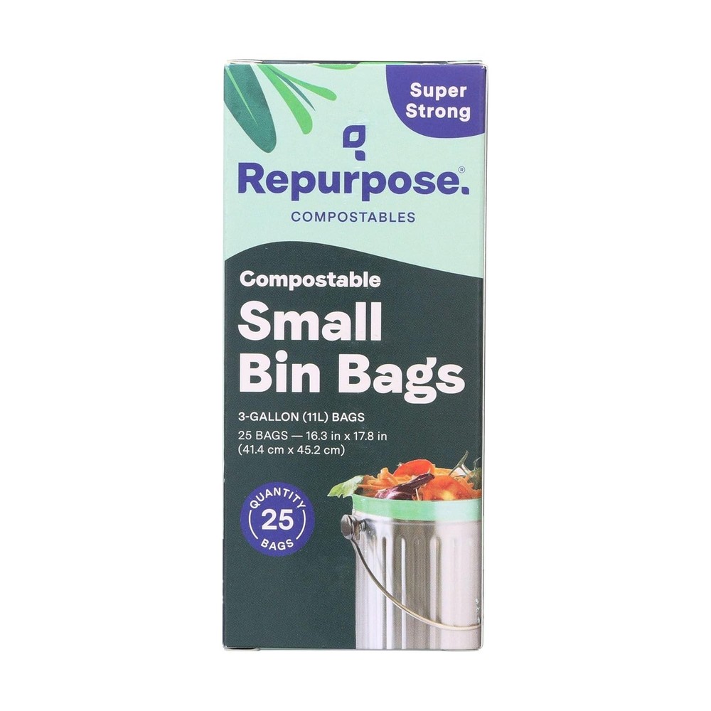 Repurpose Compostables Repurpose 3 Gallon, 11 Liter Super Strong, Small Composta