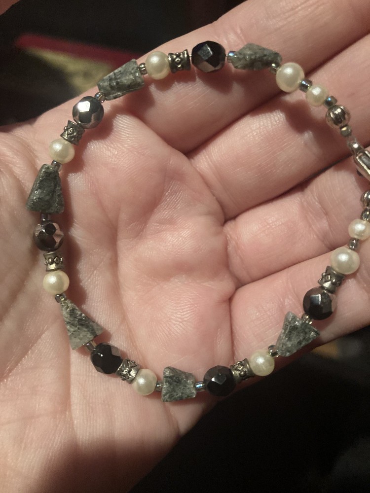 Bracelet Jasper Clasp Elegant Handmade