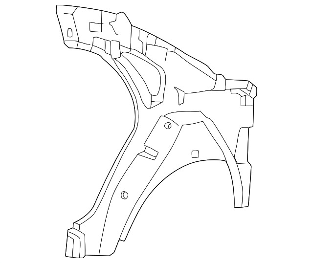 Genuine Ford Quarter Panel YF1Z-5427791-BA