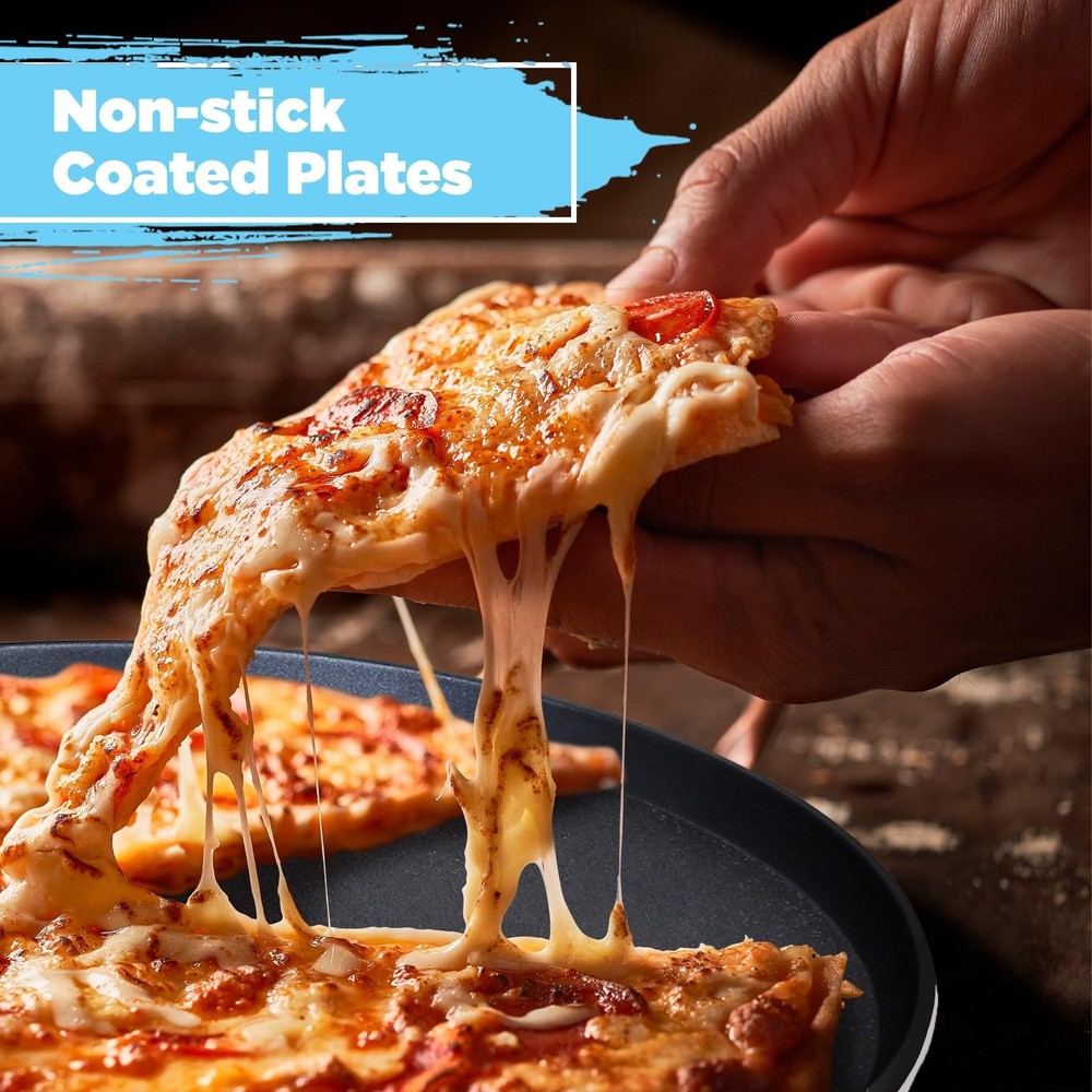 Courant Pizza Maker 12-inch Pizzas Machine, Newly improved Cool-touch Handle ...