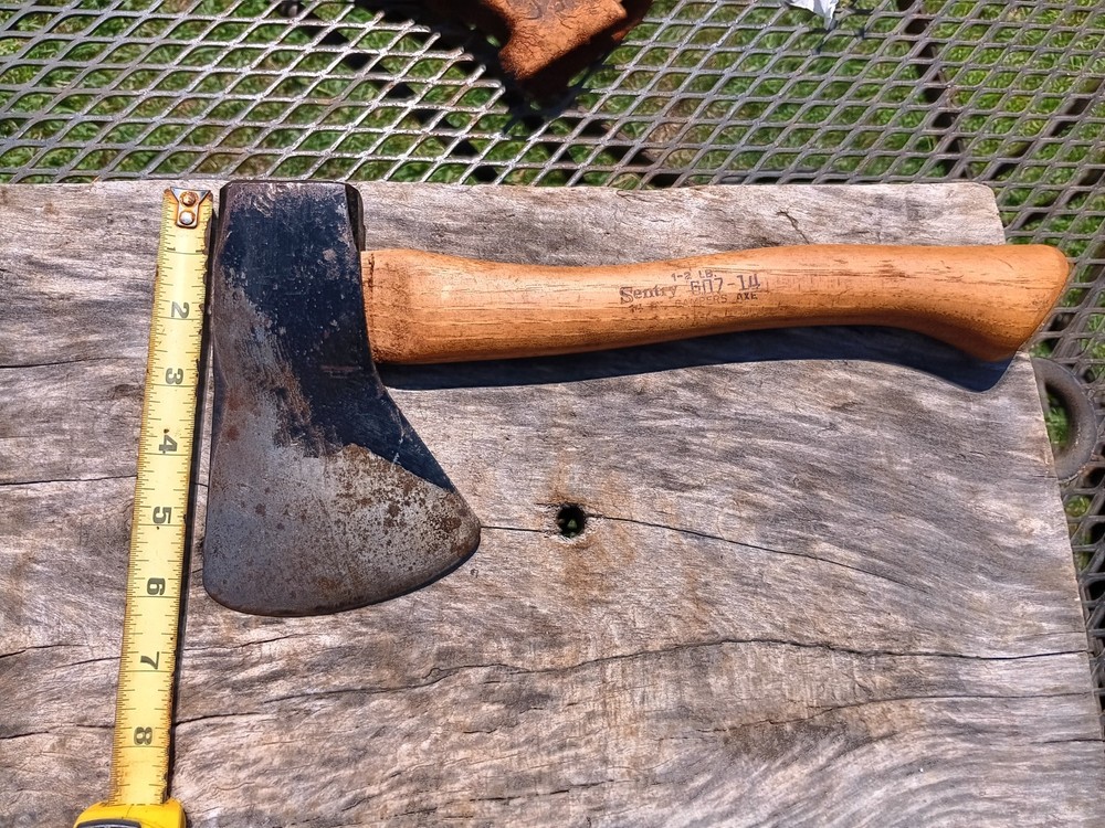 Vintage Plumb National Pattern Hatchet With Handle