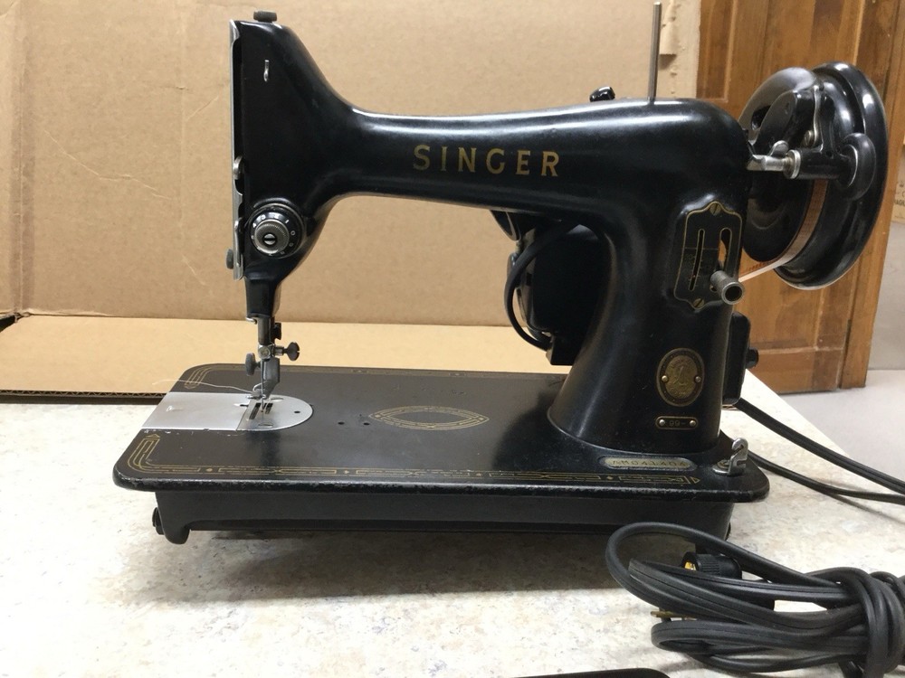 Singer Model 99 Sewing Machine with Foot Control - Serviced!