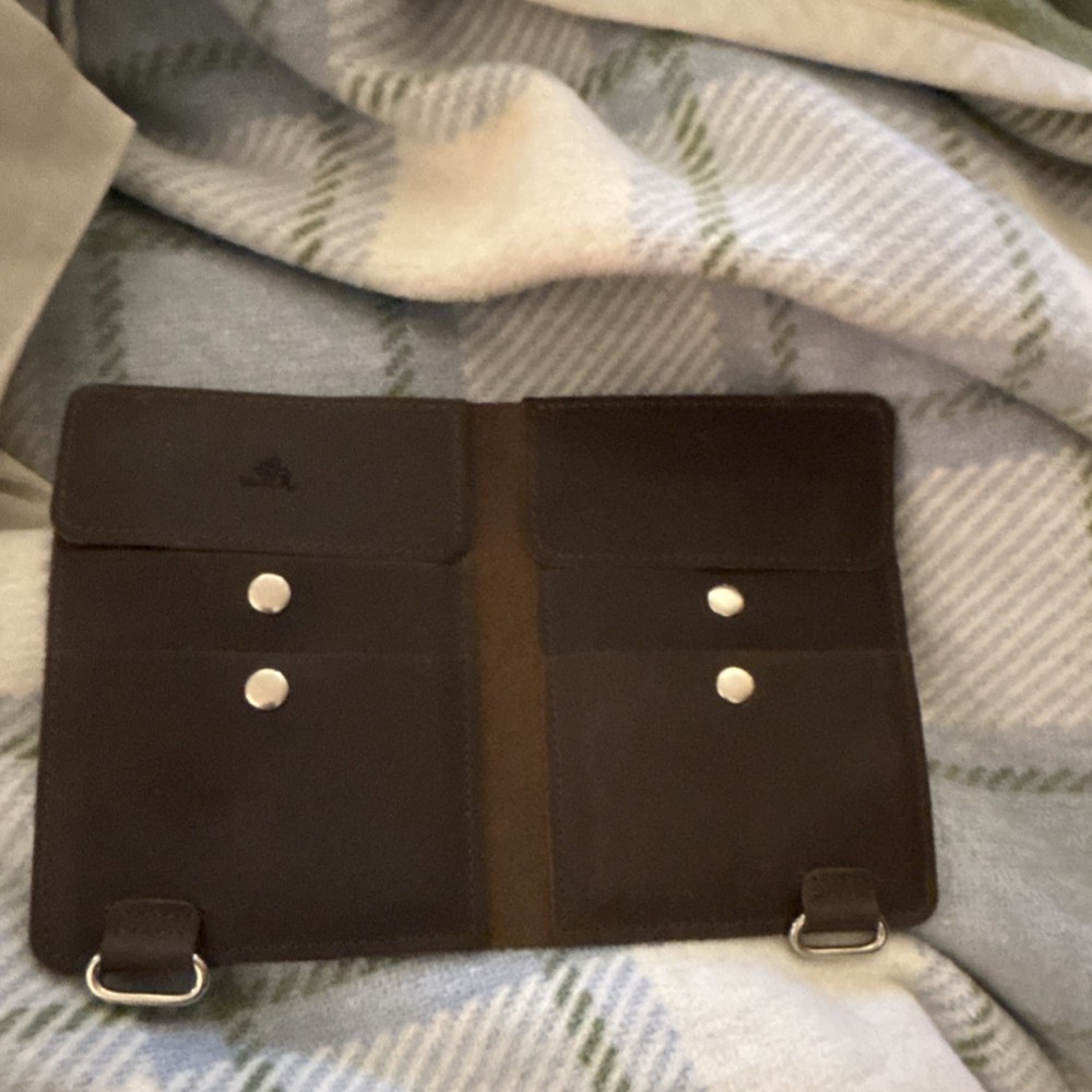 Thread & Maple Leather Case Chocolate Knitting Organizer Pages (Small)