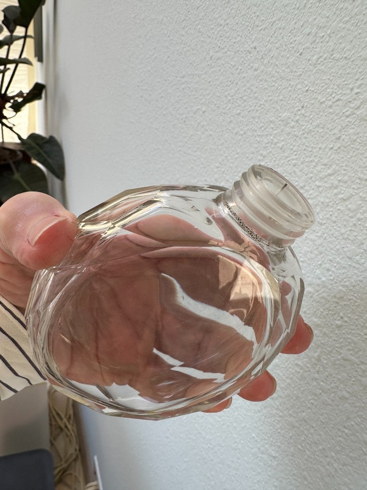Pocket flask with sterling lid