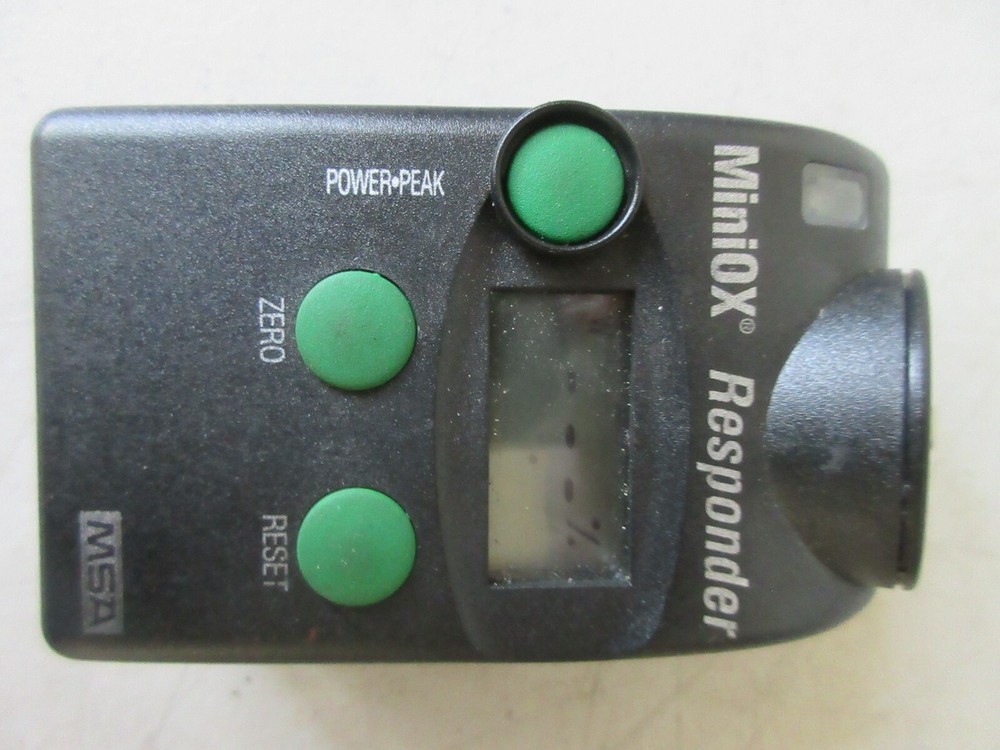 MSA MINIOX REPSPONDER + CABLE + OXYGEN SENSOR POWERS UP