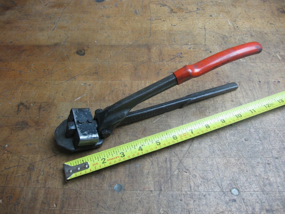 Elmo Mfg model E safety banding strap cutter