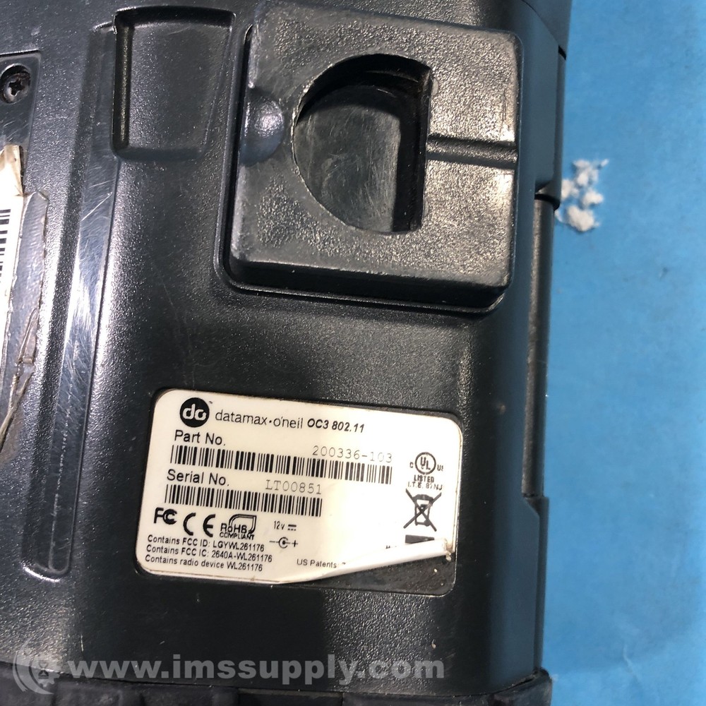 Datamax Oneil 200336-103 Portable Barcode Printer USIP