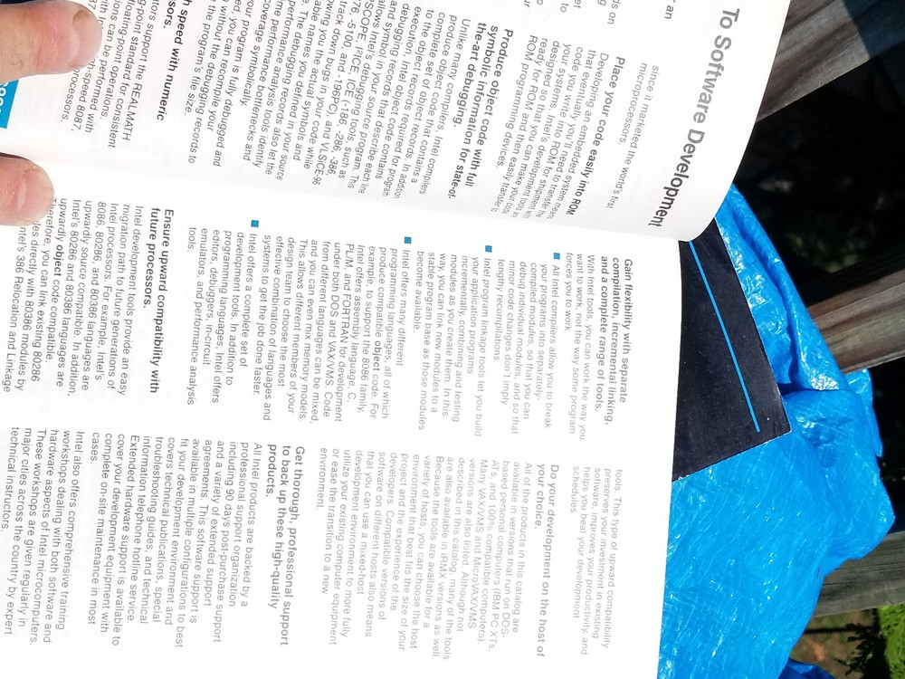 2 VINTAGE ELECTRONICS BOOKS 1986,'88 INTEL OPERATING SYSTEMS 80286 TOOLS CATALOG