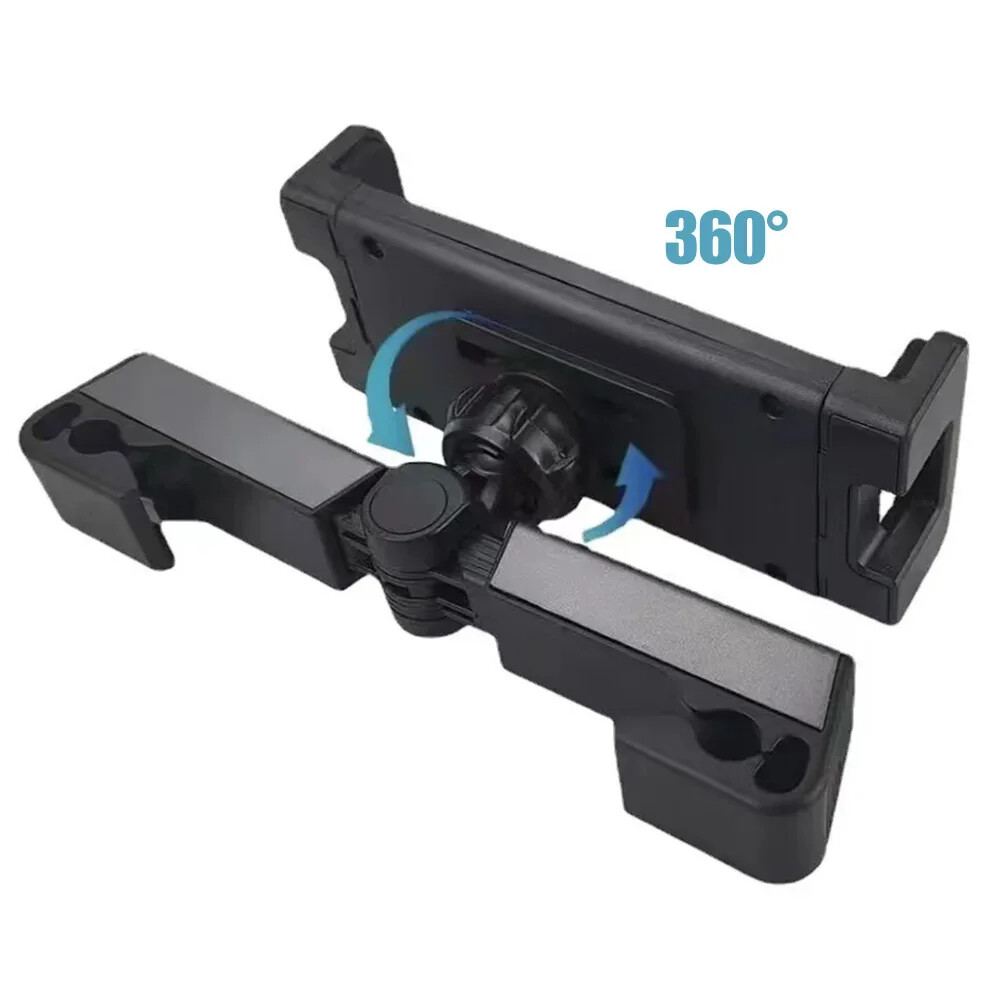 Car Back Seat Headrest Phone Holder Stretchable Tablet Stand Adjustment Bracket