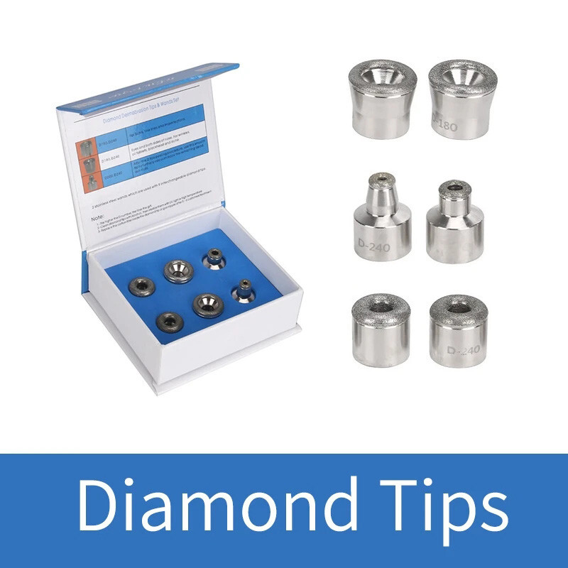 6 PCS Replacement Dermabrasion Tip Diamond Microdermabrasion Beauty Tools