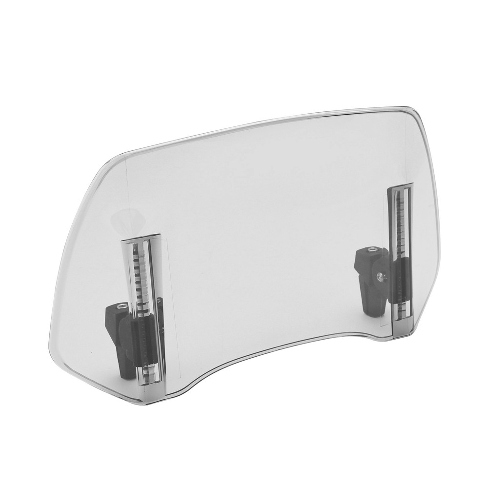 Universal Adjustable Windshield Clip On Wind Screen Deflector Extension Spoiler#