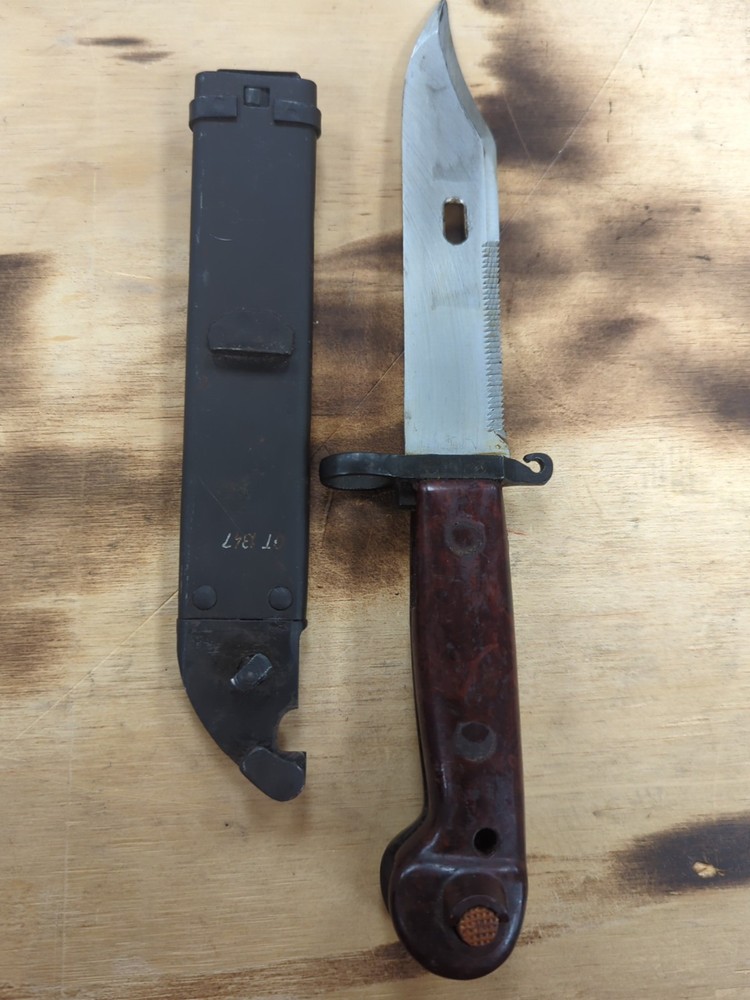 Romanian Md63 Bayonet with Unmatched Numbered Sheath