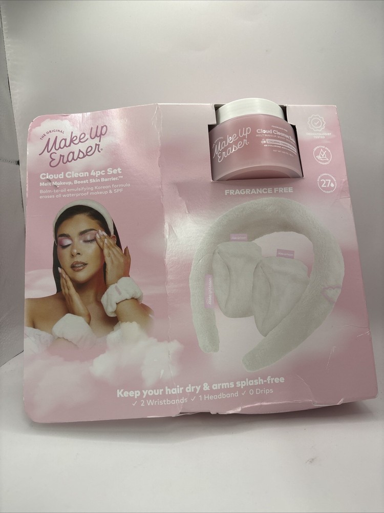 Make up eraser cloud clean 4 pc set Open Box