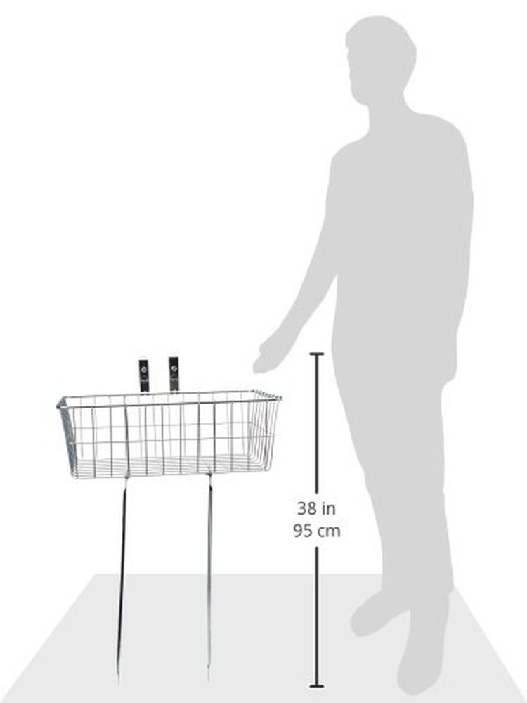 Wald 139 Front Bicycle Basket Silver