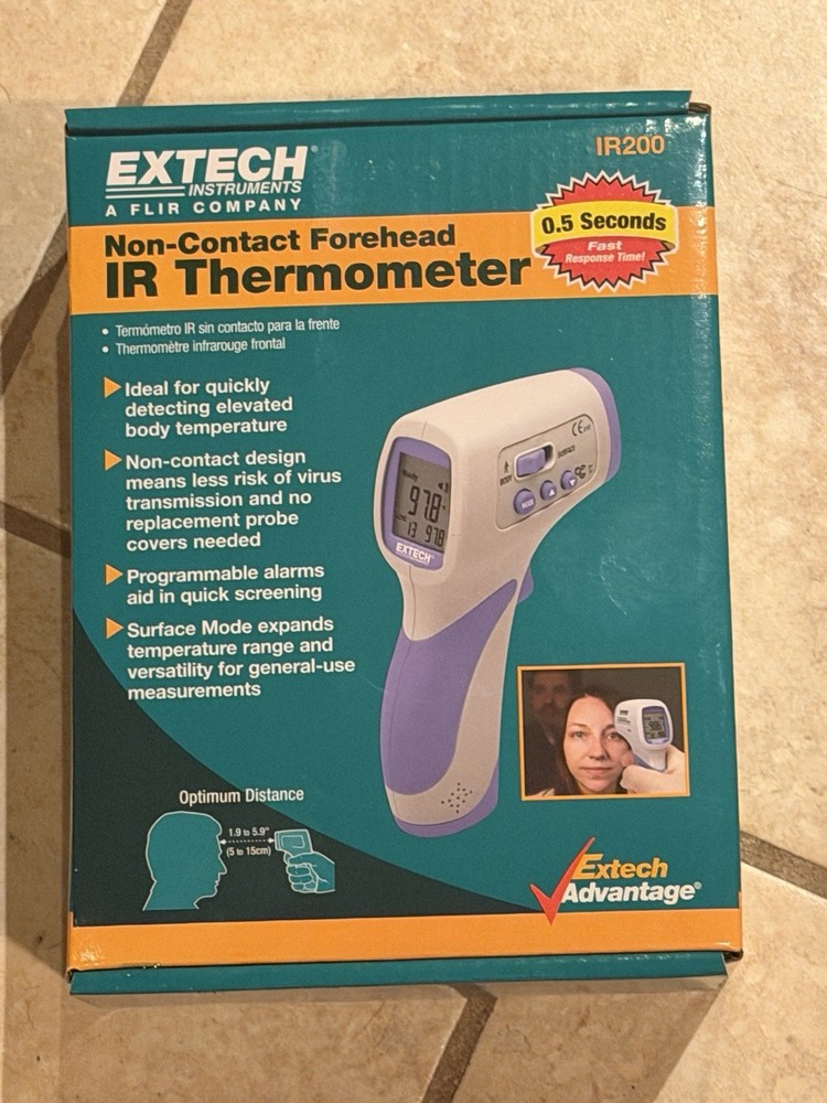 Extech IR200 Non-Contact Forehead Infrared Thermometer