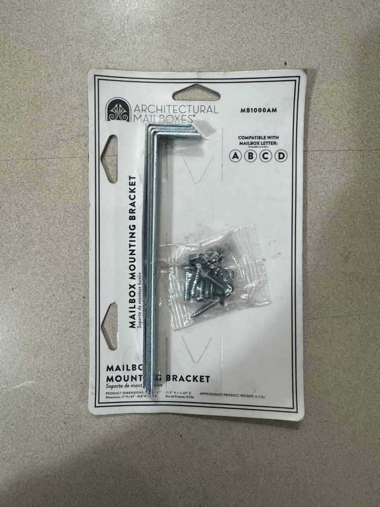 Architectural Mailboxes Mailbox Mounting Bracket MB1000AM