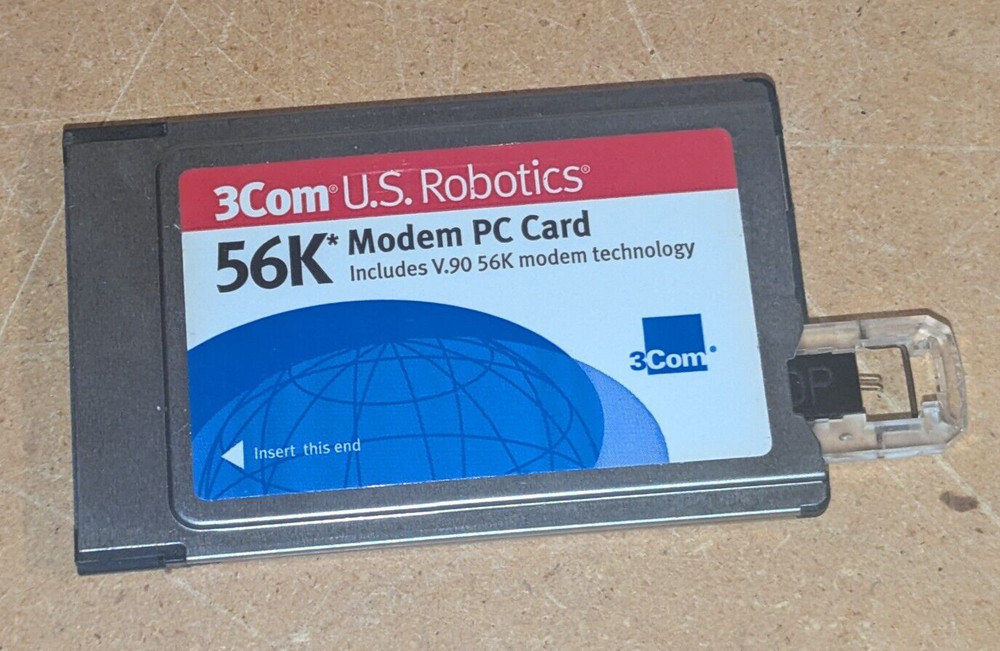 3Com US Robotics 56K Modem PC Card - Model 3056