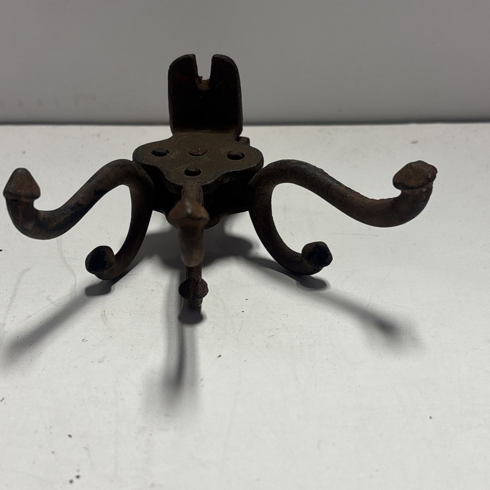 Victorian Multi 3  Hook - Iron Hanging On Wall