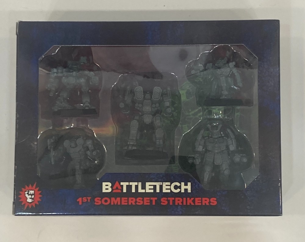 Battletech 1st Somerset Strikers Force Pack Bushwhacker Mauler Hatamoto-chi