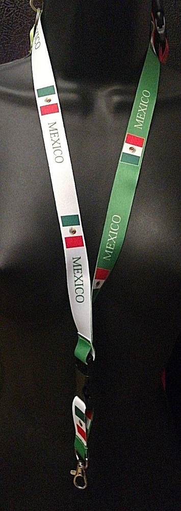 2pcs Mexico Flag Lanyards/keychain, New, 2 different design set