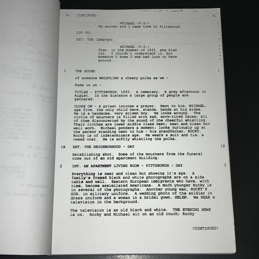 ROOMMATES (7/30/93) Interscope Script / White Page Revisions / Peter Yates + COA