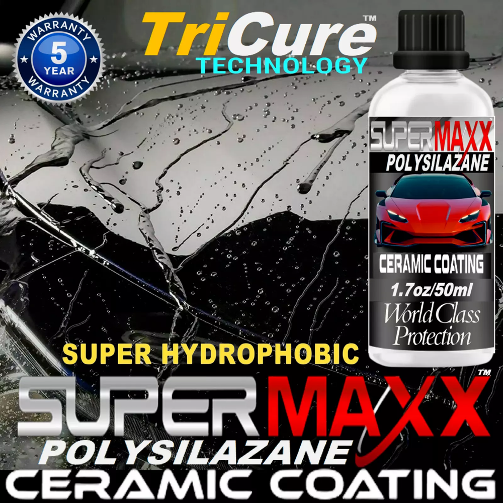 "CERAMIC CAR COATING" ADVANCED POLYSILAZANE "SCRATCH RESISTANT" PAINT PROTECTION